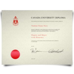 USA College Diploma & Transcript Set