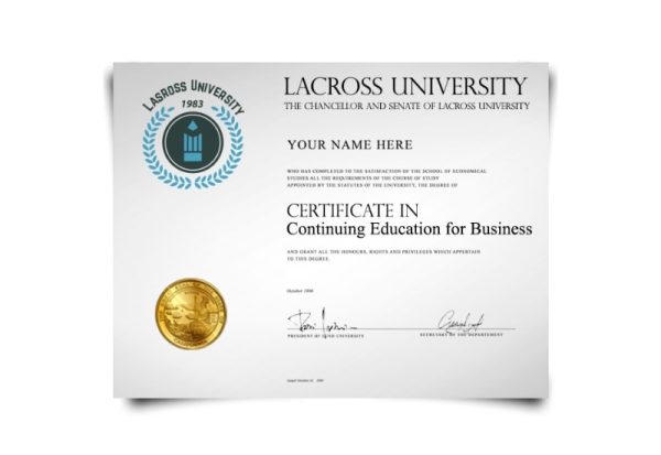 College Certificate