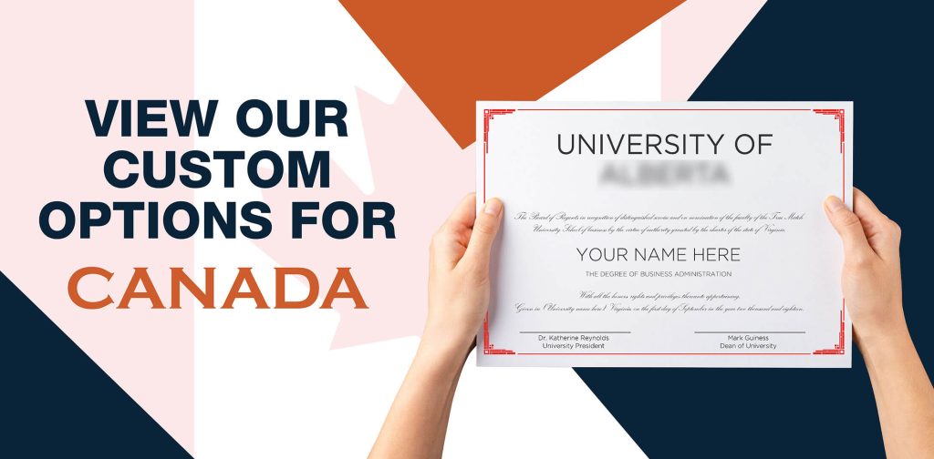 Shop Canada Diplomas and Degrees Online