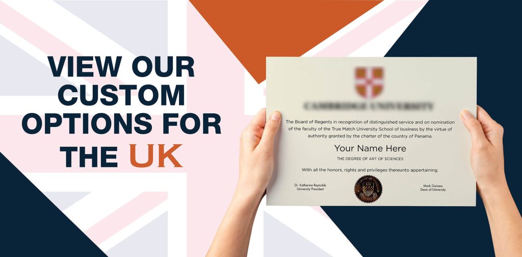 Shop UK Diplomas and Degrees Online