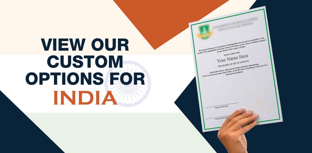Shop India Diplomas and Degrees Online