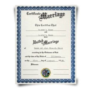 Marriage Certificate
