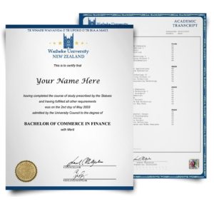 Australia University Transcript