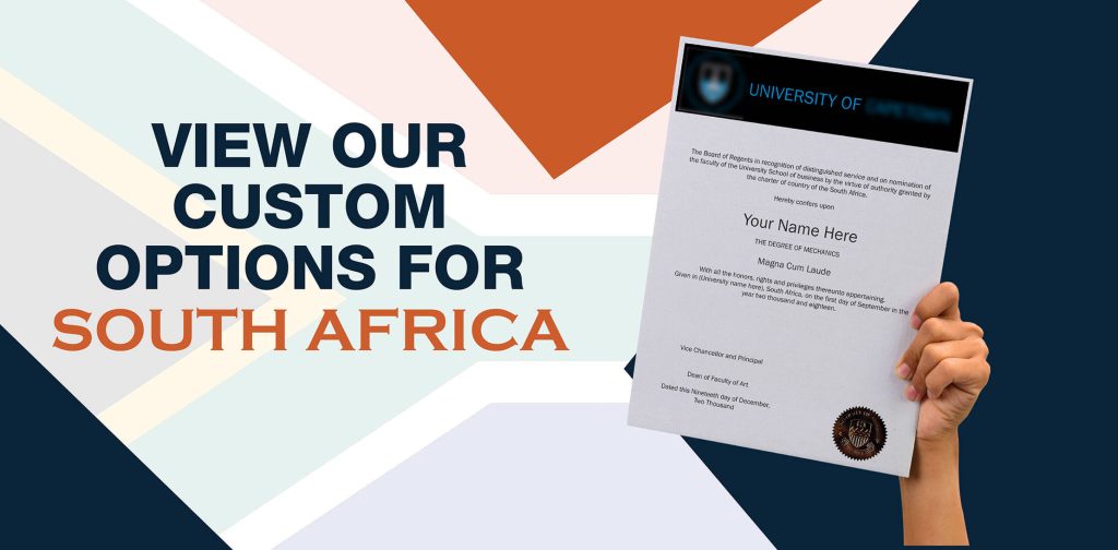 Shop South Africa Diplomas and Degrees Online